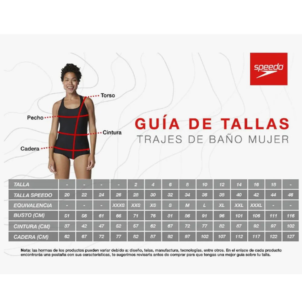 Traje de baño para dama Speedo Endurence + PBT Azul - Imagen 6